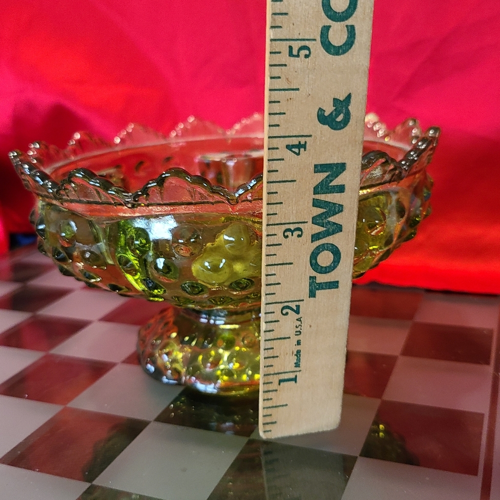 Fenton candle glass candle stick holder hold 5 candles super nice hobnail - Picture 4 of 10